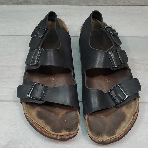 Birkenstock Mens Milano Ankle Leather Strap Sandals flats shoes sz 44/11 main image 10